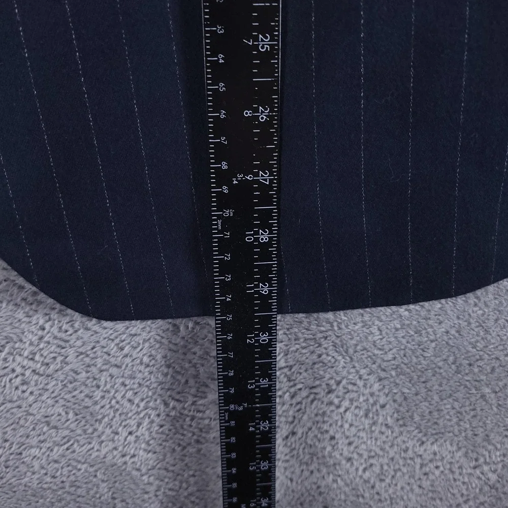 Banana Republic Suit Jacket Mens‎ 42R Blue Pinstripe Tailored Slim Fit Stretch